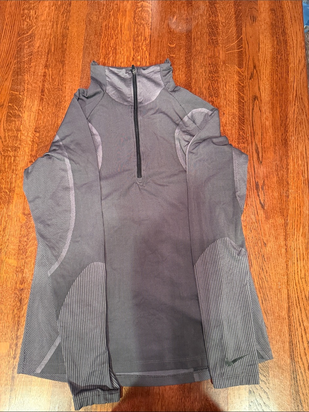 Nike Women's Charcoal Gray Quarter-Zip Training Top